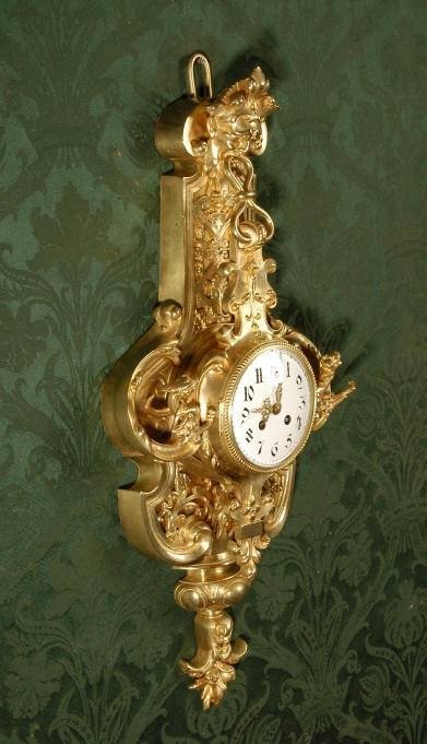 fig 3. ***** SOLD ***** Large and Stunning Gothic Cartel Clock by ~ Samuel Marti ~ French - Circa 1900 ~